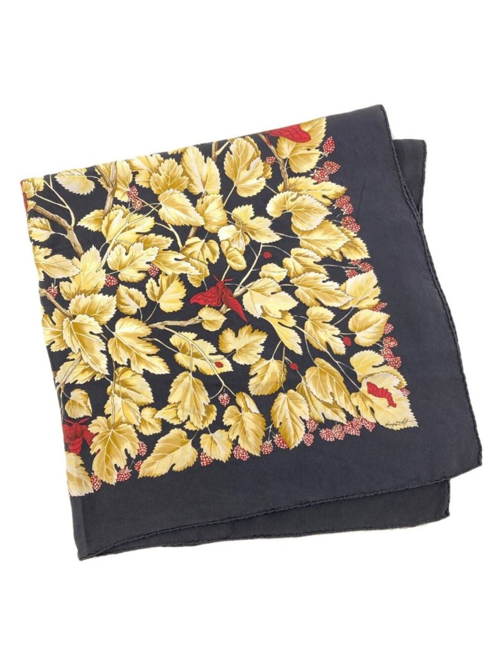 Hermes Carre 90 Silk Tree Scarf